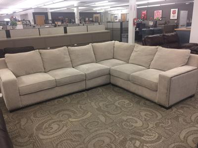4-PIECE<br>FABRIC SECTIONAL